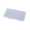 thumbnail image 1 of Clear Rectangular Plastic Storage Box 1-Piece Transparent Organizer for School Supplies Office Items Lightweight Durable, 1 of 6