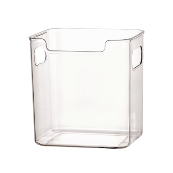Clear Refrigerator Organizer Small, Clear Refrigerator Side Door Storage Box, FoodGrade Plastic Container for Vegetables, Fruits, Snacks, Kitchen Organizer
