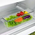 thumbnail image 1 of Clear Refrigerator Storage Containers with Lids, Airtight Food Storage Bins, Stackable Plastic Organizer Box for Fridge, Removable Dividers, Fresh Produce & Meal Prep Container, 1 of 6