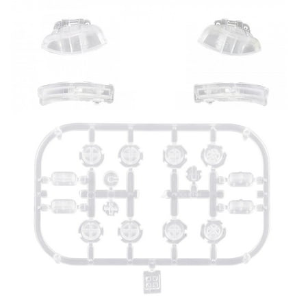 Clear Replacement ABXY Direction Keys SR SL L R ZR ZL Buttons w/Tools for Nintendo Switch/OLED Joycon