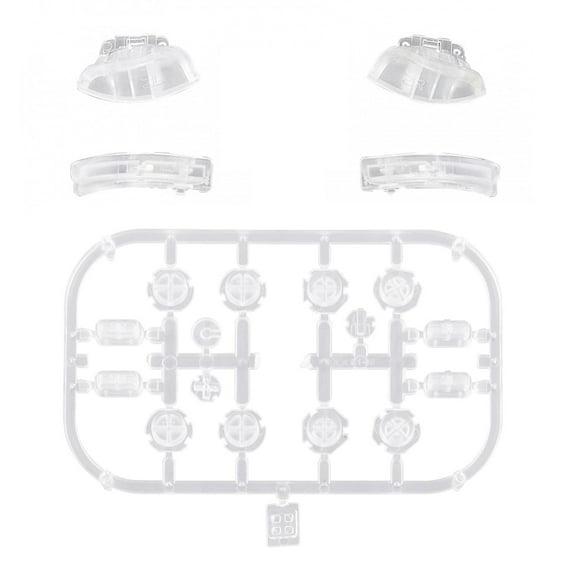 Clear Replacement ABXY Direction Keys SR SL L R ZR ZL Buttons w/Tools for Nintendo Switch/OLED Joycon