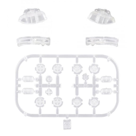 Clear Replacement ABXY Direction Keys SR SL L R ZR ZL Buttons w/Tools for Nintendo Switch/OLED Joycon
