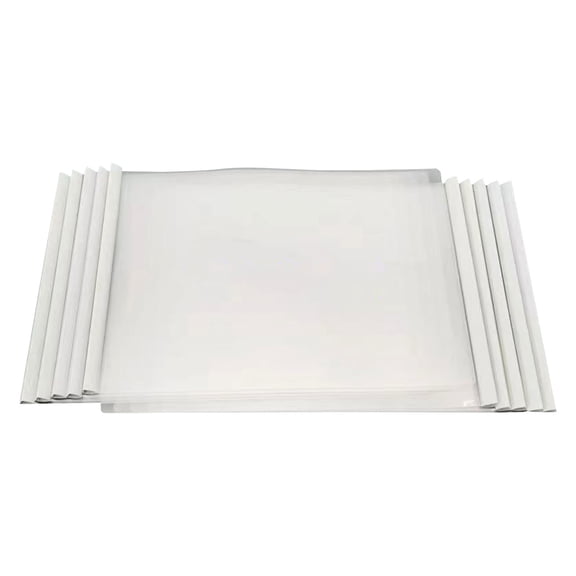Clear Report Covers with Sliding Bar, Ongmies Plastic Binder Paper Protector, Report Folders with Clear Cover for Resume Portfolio Presentation File Documents