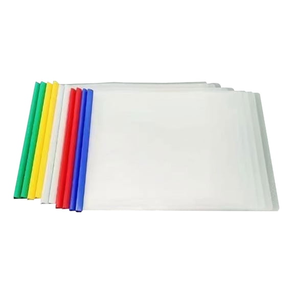 Clear Report Covers with Sliding Bar, Ongmies Plastic Binder Paper Protector, Report Folders with Clear Cover for Resume Portfolio Presentation File Documents