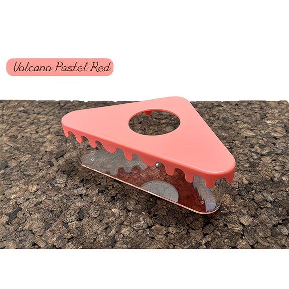 Clear Reptile Hideout Box for Spiders Geckos Lizards Breeding Incubation