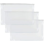 Clear Resealable Food Storage Bags 8x3.9x1.6 Inch with Zipper Slider Seal Snack Size Plastic Bag for Food Prep, Travel, Meal Portioning, Leak Resistant 100