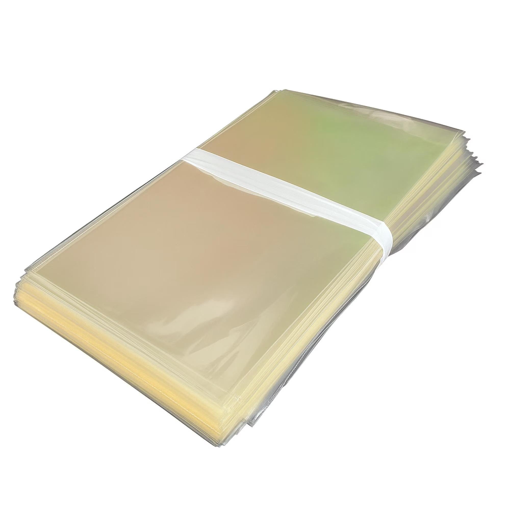 Clear Resealable Poly Bags 24 x 20 Inches, Pack of 200 Large Self-Sealing Plastic Bags for Apparel, Bulk Packaging, Storage and Shipping