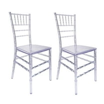 Clear Resin ThinVisible Chiavari Chair, 2 Chair Bundle by Chivari