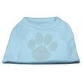 thumbnail image 1 of Clear Rhinestone Paw Shirts Baby Blue S - 10, 1 of 1
