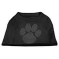 thumbnail image 1 of Clear Rhinestone Paw Shirts Black XXXL- 20, 1 of 1