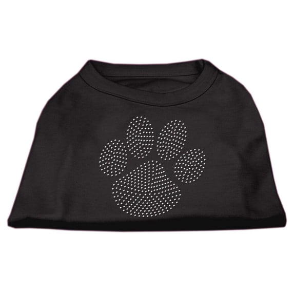 Pet Dog Cat Shirt Rhinestone, "Clear Paw"