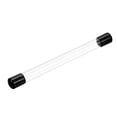 thumbnail image 1 of Clear Rigid Tube Round Plastic Tubing with Black Rubber Cap, 305mm/ 12 Inch Length, 15mmx16mm/0.6"x0.63", 1 Set, 1 of 6