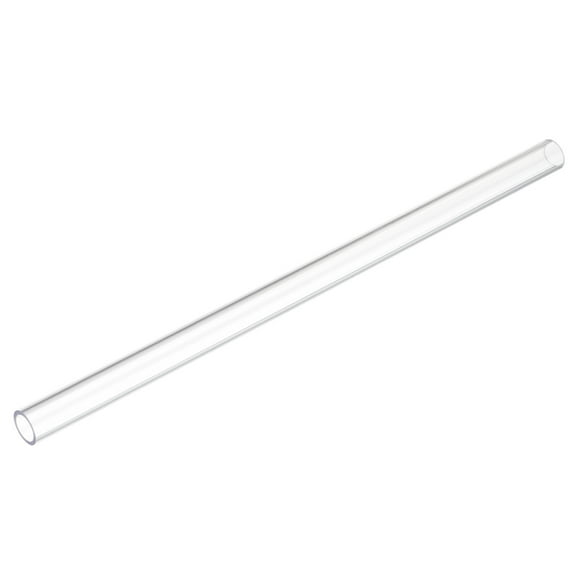 Clear Rigid Tubing 12mm(1/2") ID x 16mm(5/8") OD x 1Ft(305mm) Round Plastic Polycarbonate Tube