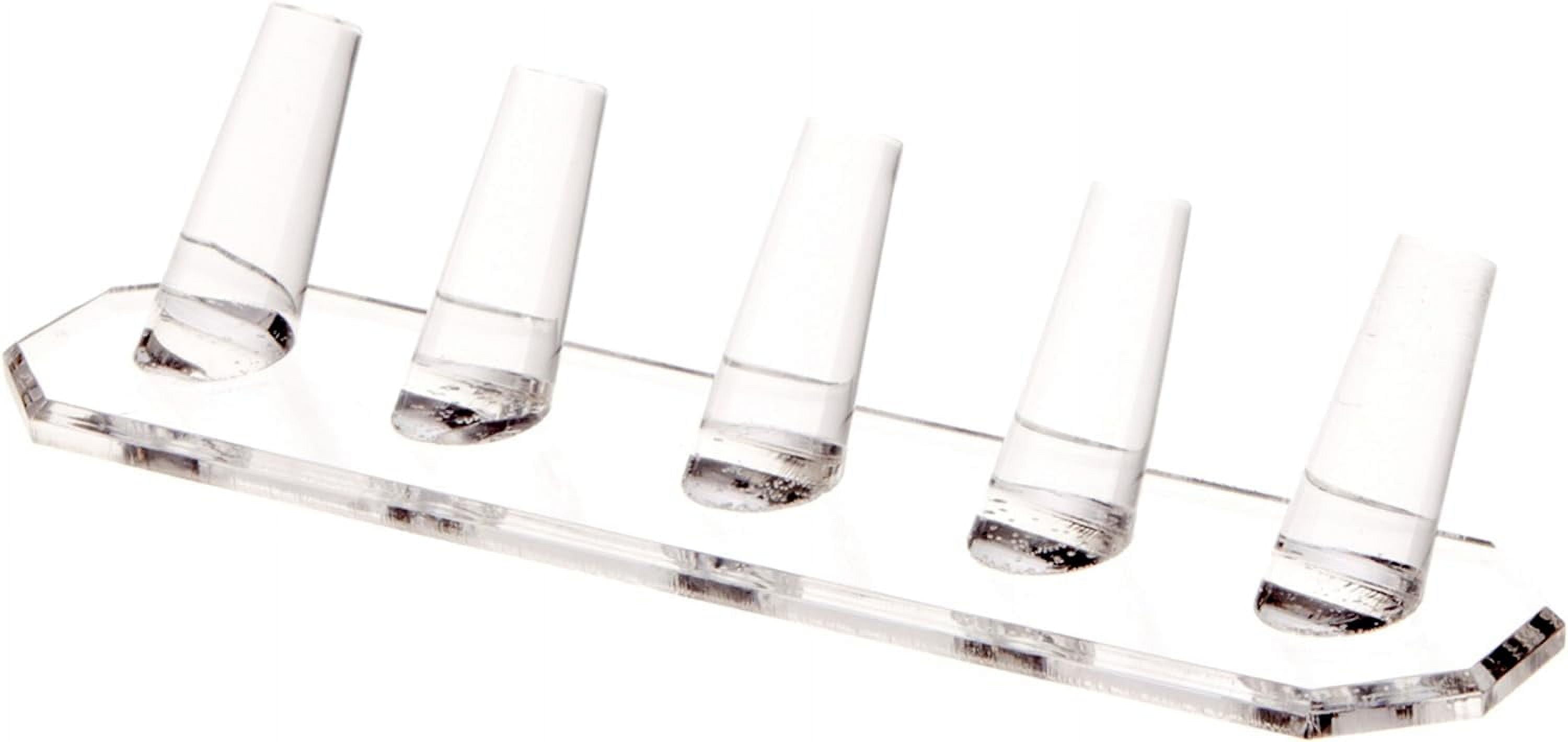 Clear Ring Finger Display Five 8 25 W X 2 25 D X 1 75 H 6 Pack clear-ring-finger-display-five-8-25-w-x-2-25-d-x-1-75-h-6-pack