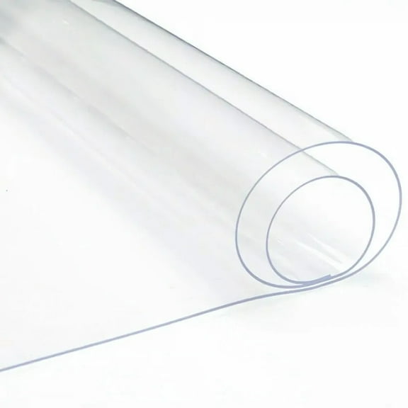 Clear Roll PVC Jelly Fabric Flexible Glass Cloth Water-proof Crystal DIY Bag Umbrella Table Mat Craft Decor Protective Sheets