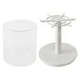 thumbnail image 1 of Clear Rotating Display Case Stackable Storage Box Dustproof For Collections, 1 of 11