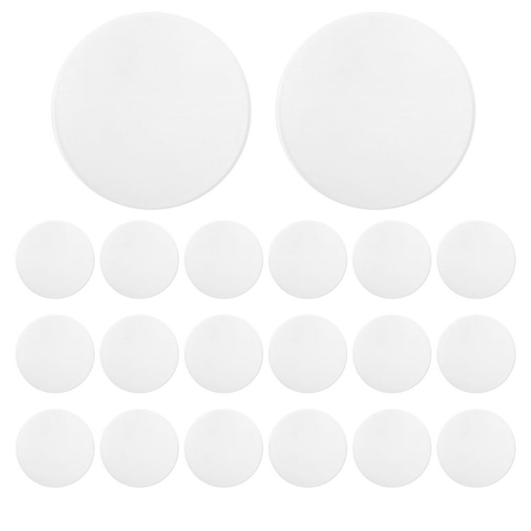 Clear Round Acrylic Sheets, 4 Inch Acrylic Circle Discs Boards Blanks  Sheets Signs for Picture Frame,Painting, 