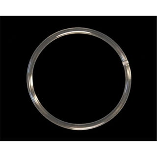 Metal O Rings, 8 Pack 25mm(0.98) ID 3.8mm Thick Non-Welded O-Rings, Silver  Tone
