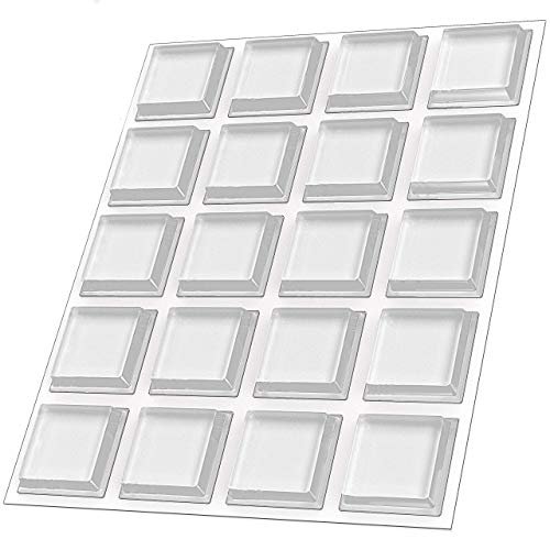 Clear Rubber Bumpers Large Rubber Feet for Cutting Boards Glass