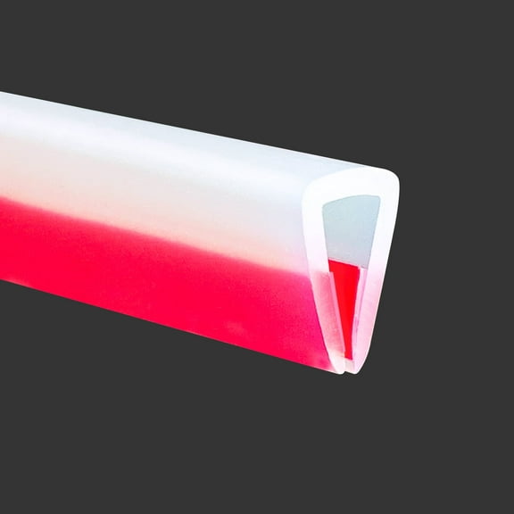 Clear Rubber Edge Trim, Self-Adhesive Clear Rubber Edge Trim, Edge Protector for Sheet Metal, Glasses or Flexi Glasses,, White Color, Fit 3/16"(5mm), U Channel Edge Trim, 20Ft