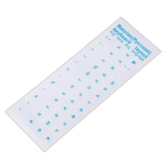 Clear Russian Keyboard Sticker Layout For Notebook Computer Keyboard Key Accessories Dust N9J7 Stick Laptop Protection
