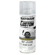 Clear, Rust-Oleum Automotive Custom Lacquer Gloss Spray Paint-323383, 11 oz