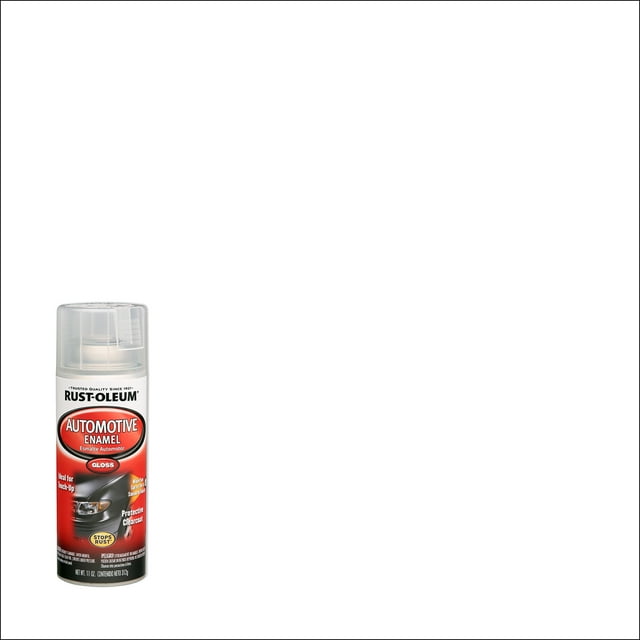 Clear, RustOleum Automotive Enamel Gloss Protective Spray Paint257884