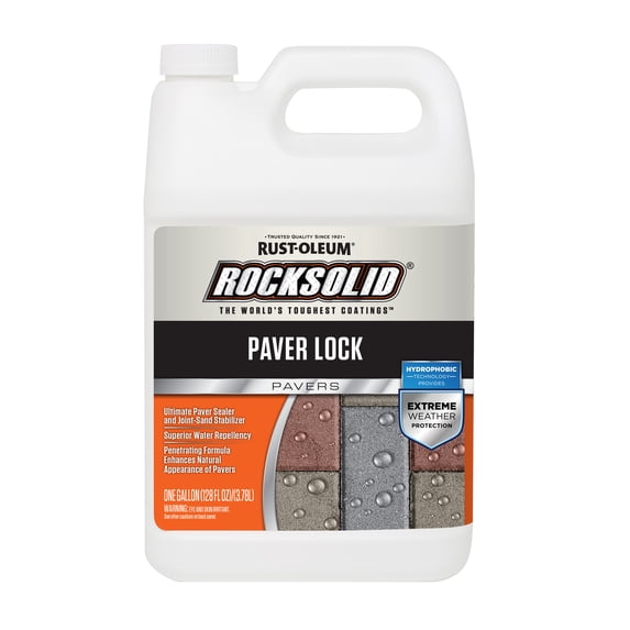 2 Pack, Clear, Rust-Oleum RockSolid Paver Lock Gloss - 293411, Gallon