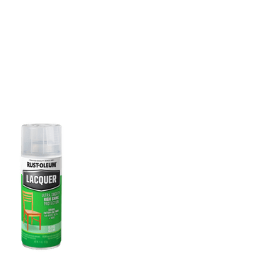 Clear, Rust-Oleum Specialty Gloss Lacquer Spray Paint-1906830, 11 oz
