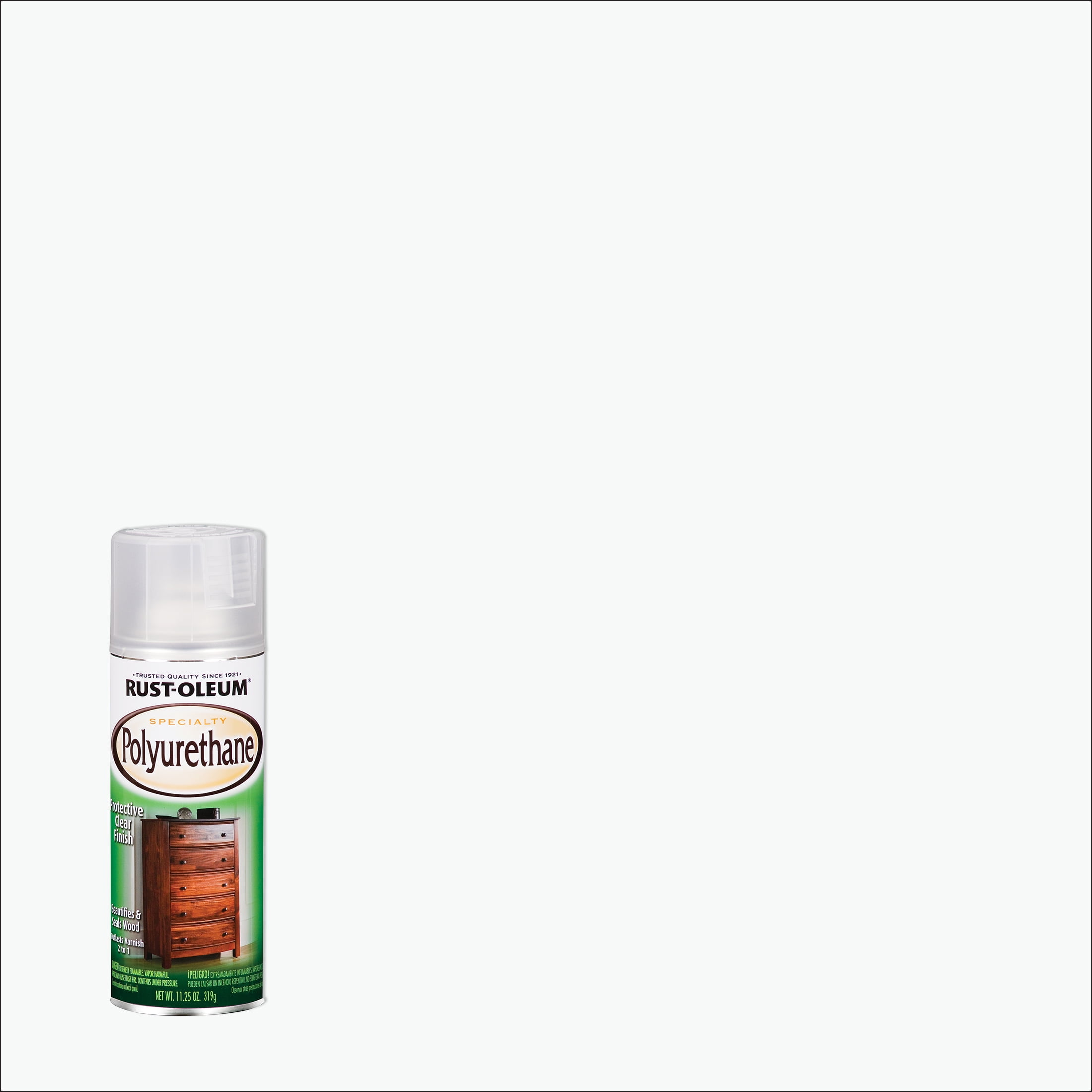 Rust-Oleum Specialty Semi-Gloss Clear Water-Based Polyurethane Spray 11.25  oz 
