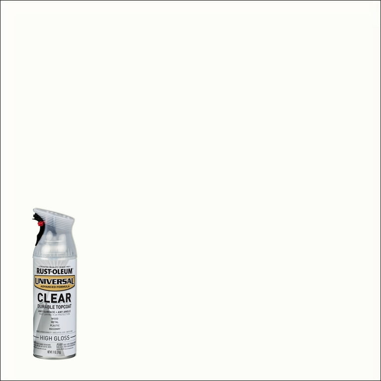 Rustoleum clear shop gloss spray