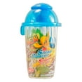 thumbnail image 1 of Clear Salad Blaster 26oz Cup - BLUE - Stores 2oz of Dressing in Lid, Press to Blast Your Salad, Portion Control, 1 of 3