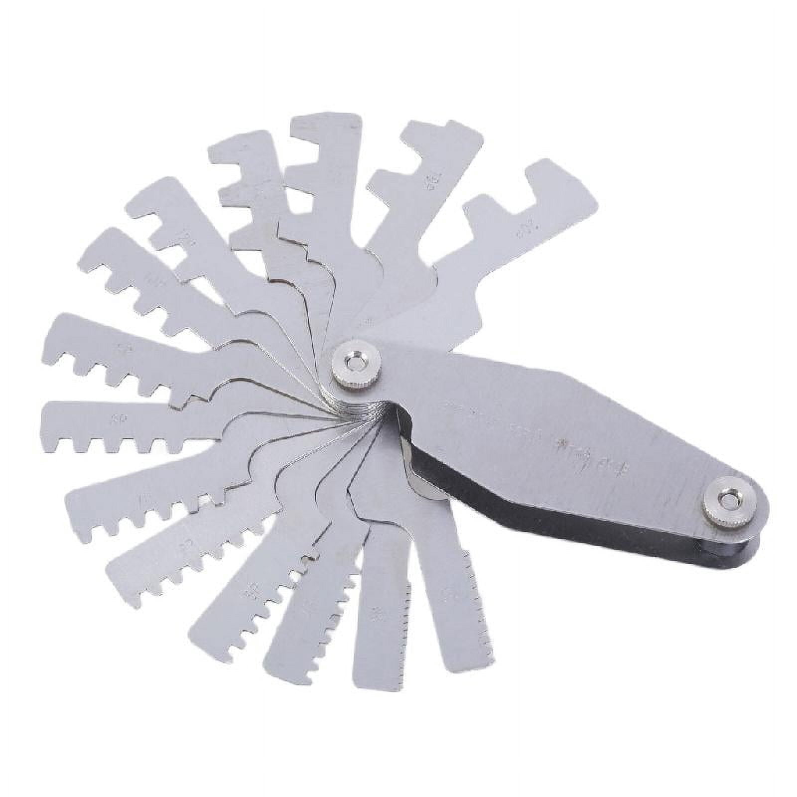 Thread Measuring Devices Clear Scale 30 Degree Screw Gauge T Thread Gauge for Industrial ...