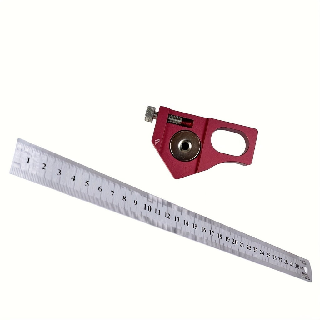Clear Scale Aluminium Angles Ruler Suitable for Accurate Measurements ...