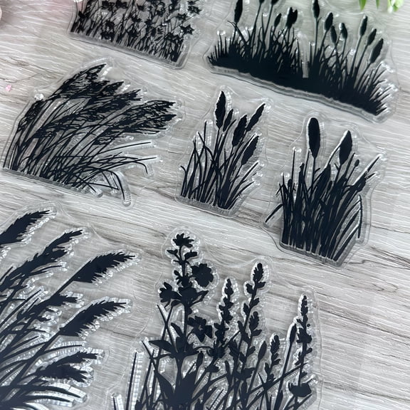 Clear Scrapbooking Stamps for Card Making - 4.33 x 6.3 Inches Transparent Acrylic Craft Stamps for DIY Greeting Cards, Thank You Notes, Invitations & Gift Tags