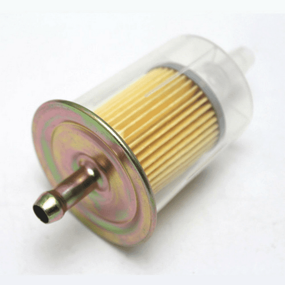 Clear and Scream-Inline Fuel Filter for Motorcycle, Tractor, Truck, Gas, Gasoline, 8mm Hose, 3/8'', Universal Car Tuning, Universal Durable Car Accessories