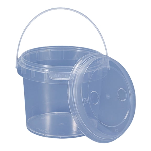 Clear Sealed Container Commercial Kitchen Storage Bin Leakproof Designs Bucket For Meal Preps Delivery Service