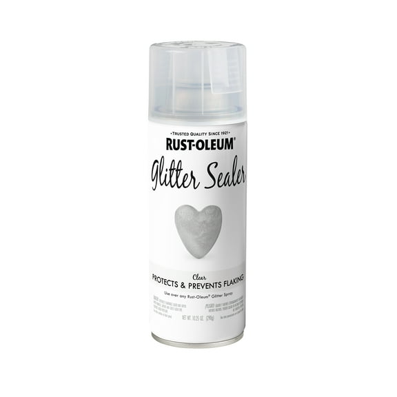 Clear Sealer, Rust-Oleum Specialty Glitter Spray Paint-267736, 10.25 oz
