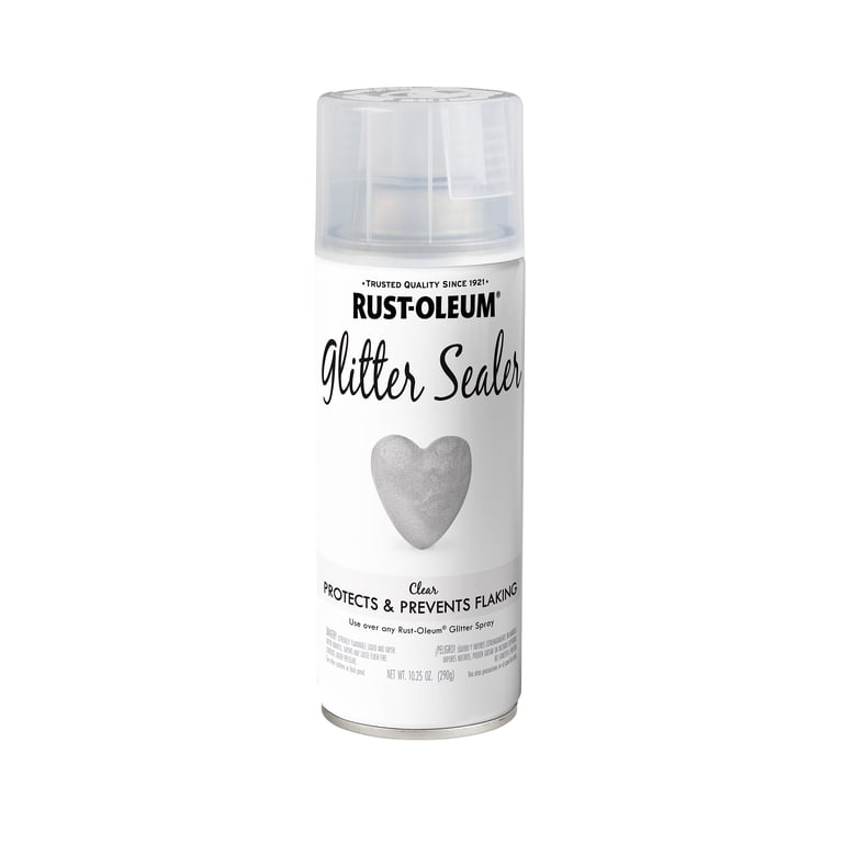 Rust-Oleum Glitter Spray Paint Clear Sealer, 267736, 10.25 oz