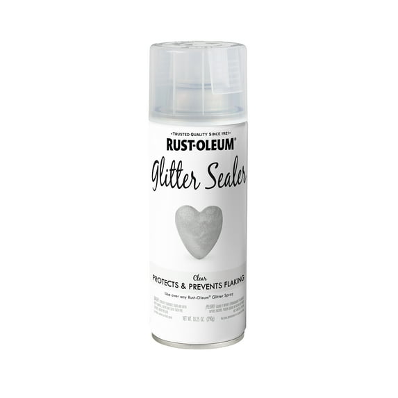 Clear Sealer, Rust-Oleum Specialty Glitter Spray Paint-267736, 10.25 oz