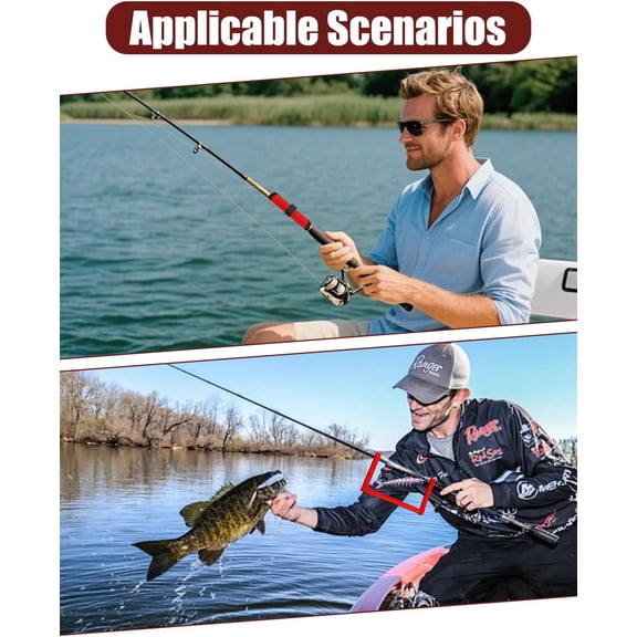 Clear See-Through PVC Fishing Lure Covers Protect Children Pets and Fishermen Safe from Sharp Hook Transparent Lures Fishing Bait Hook Storage (red)