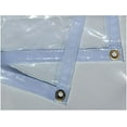 thumbnail image 1 of Clear See-Through PVC Vinyl Tarp Panels Fire Retardant (Choose Size) (8' x 10'), 1 of 4