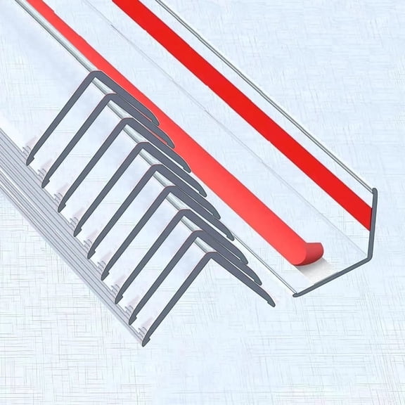 Clear Self-Adhesive Wall Corner Guards Walls Edge Protector & Corner Protectors for Wall, Furniture Corner, Door Easy to Install for Baby (10PCS, 1in x 39.5in)