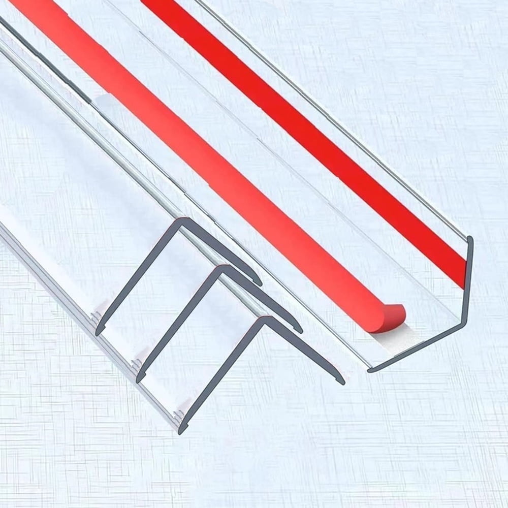 Clear Self-Adhesive Wall Corner Guards Walls Edge Protector & Corner Protectors for Wall, Furniture Corner, Door Easy to Install for Baby (4PCS, 1in x 39.5in)