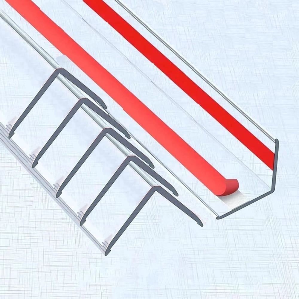 Clear Self-Adhesive Wall Corner Guards Walls Edge Protector & Corner Protectors for Wall, Furniture Corner, Door Easy to Install for Baby (6PCS, 1in x 39.5in)