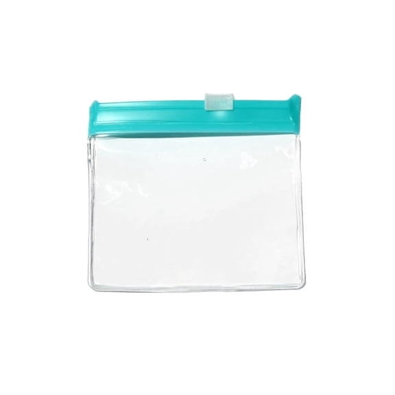 Clear Self Sealing Zipper Medicine Bags, Portable Vitamin Storage Pouches, Reusable Mini Transparent Pill Organizer Bags for Daily Business Travel Outdoor Trip, 1PCS