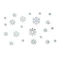 Clear Self board Wall Sticker Christmas Window Stickers Snowflake