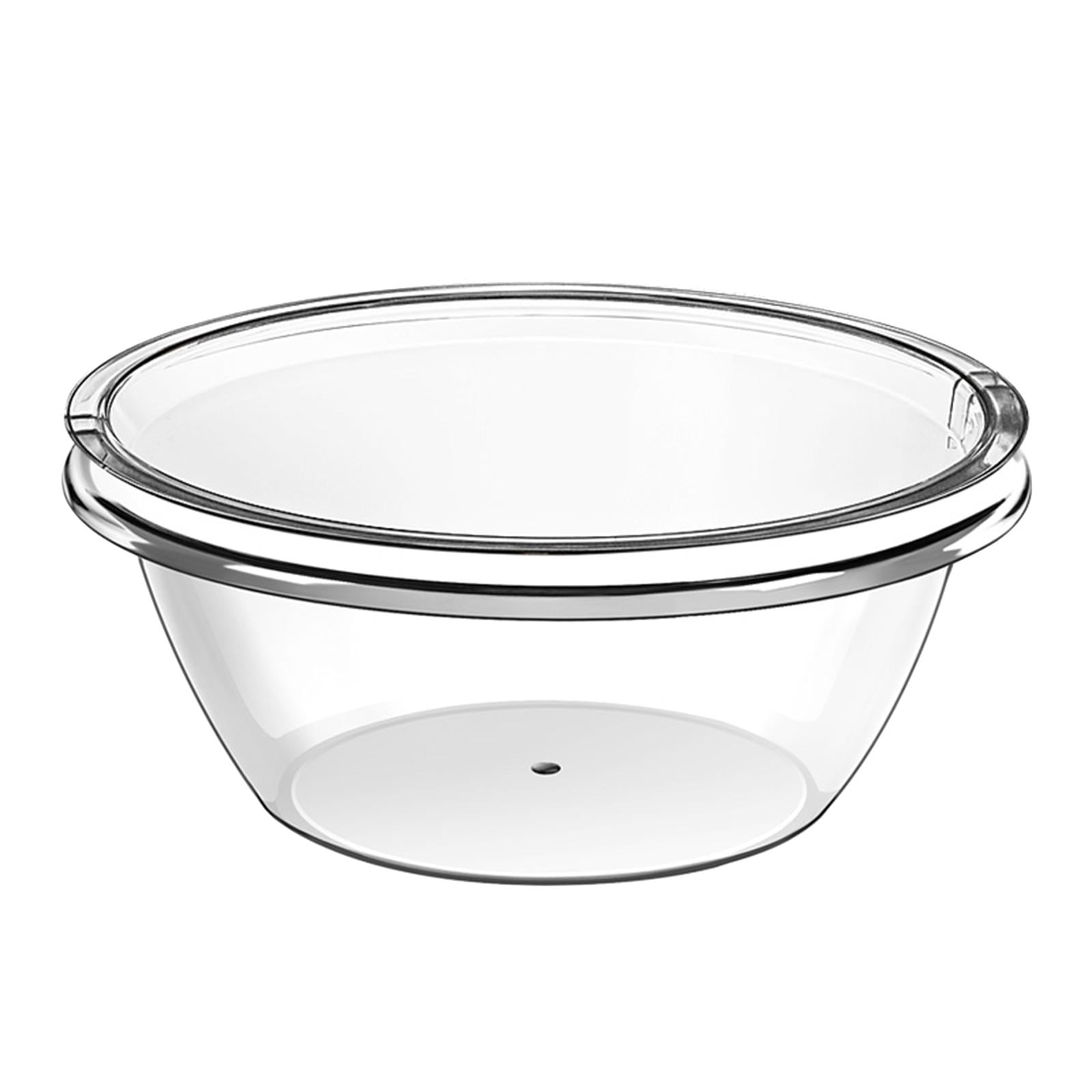 Clear Serving Bowl, Salad Serving Bowl, Household Practical Reusable Fruit Bowl Snacks Nut