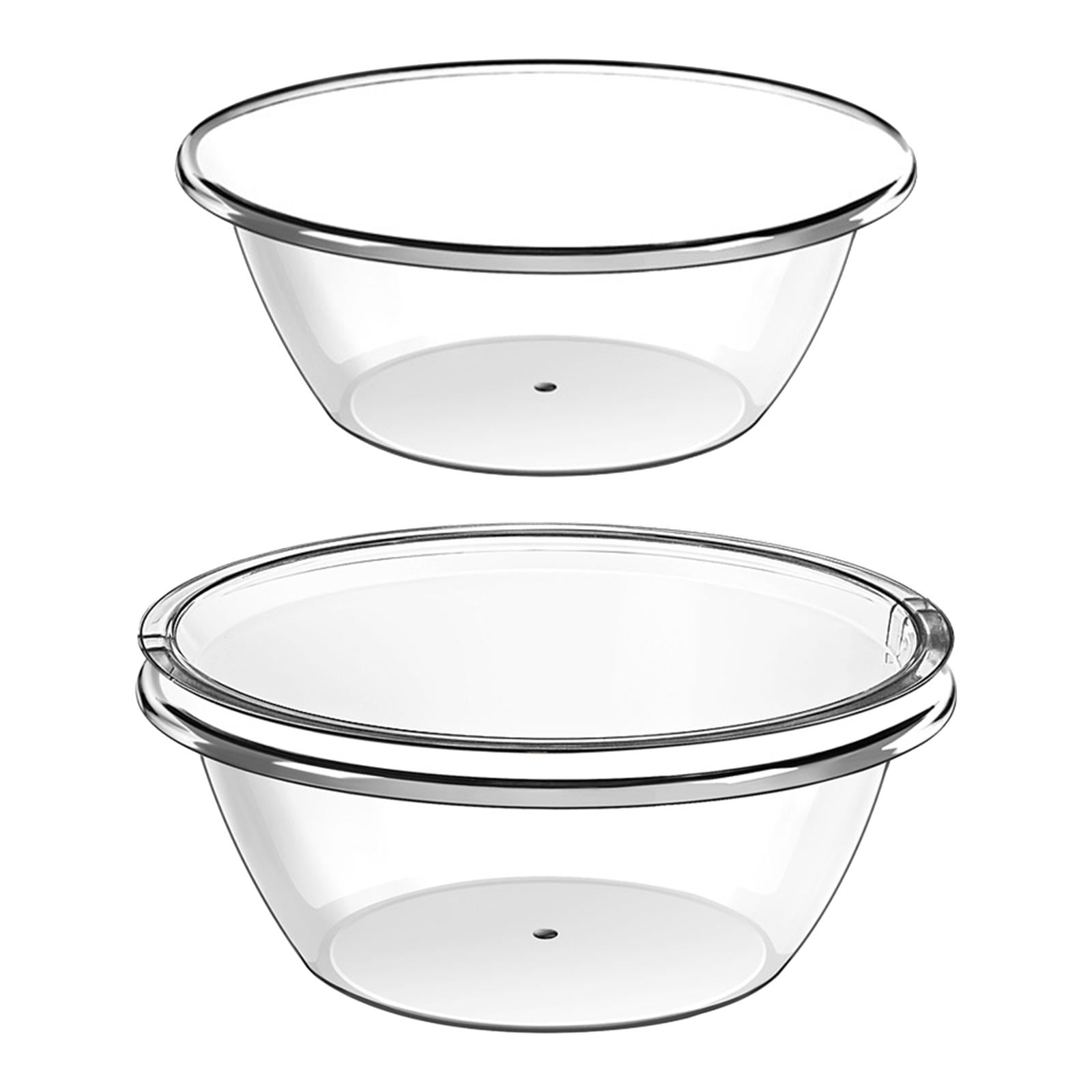 Clear Serving Bowl, Salad Serving Bowl, Household Practical Reusable Fruit Bowl Snacks Nut