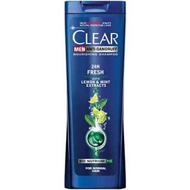Clear Shampoo 24H Fresh With Lemon And Mint Extracts Anti-Dandruff 3x400ML 13.53OZ Pack of 3 - image 1 of 1